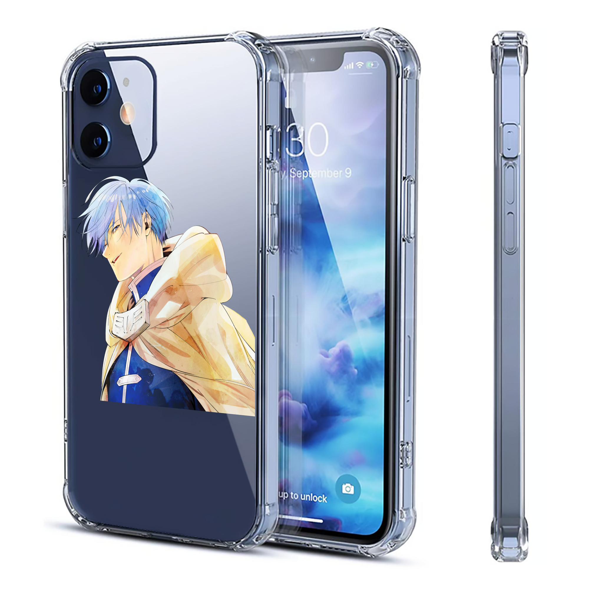 （画像用） 葬送のフリーレン Frieren 【iPhone 12シリーズ対応】透明スマホケース（クリアソフトケース）